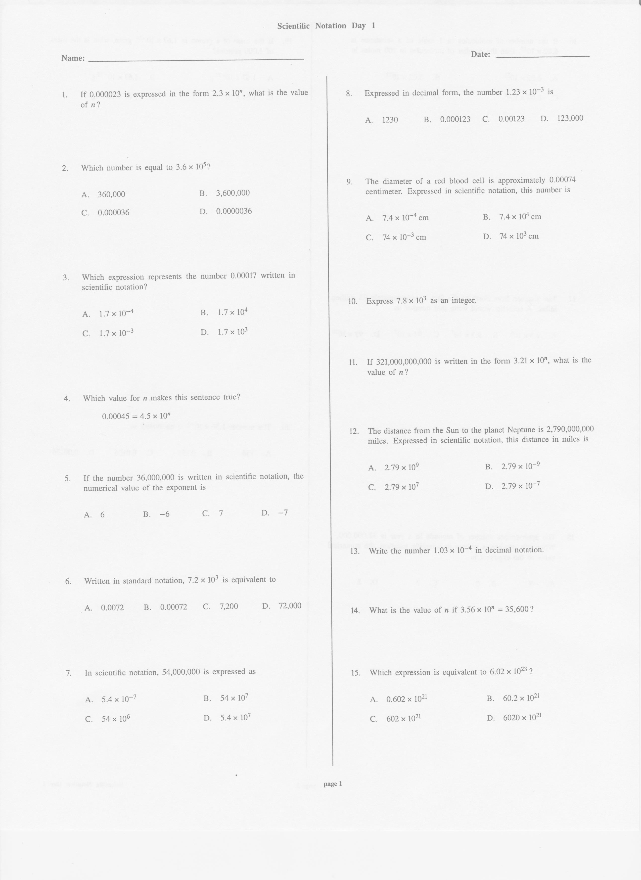 Math 8 (Tri 1) - norton's math